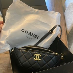 Chanel shoulder cross body belt bag